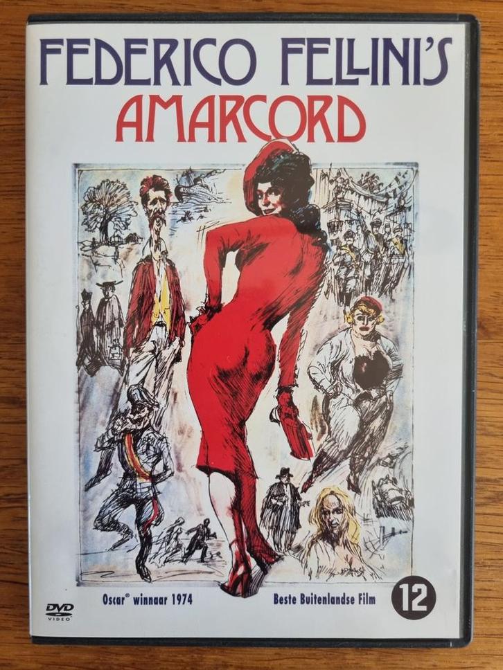 Amarcord | Federico Fellini, Cd's en Dvd's, Dvd's | Filmhuis, Zo goed als nieuw, Italië, Vanaf 12 jaar, Ophalen of Verzenden