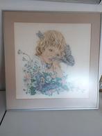 schilderij van kruissteek borduurwerk, Minder dan 50 cm, 50 tot 75 cm, Ophalen of Verzenden, Zo goed als nieuw