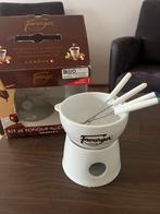 Chocolade fondueset, Witgoed en Apparatuur, Ophalen of Verzenden, Zo goed als nieuw, Waxinelicht, Fondueset