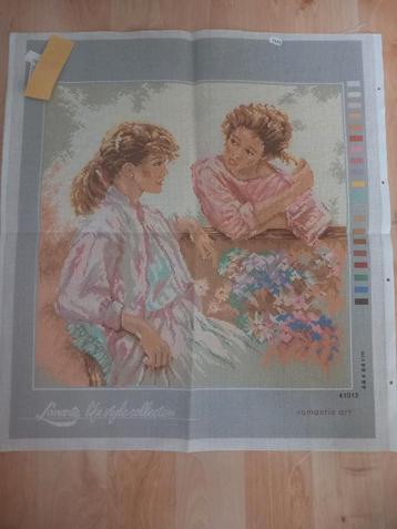 Lanarte Borduurstramien 44x44cm - DMC Kleuren beschikbaar voor biedingen