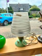 Vintage Tafellamp met Glazen Kap, Huis en Inrichting, Lampen | Tafellampen, Gebruikt, Geen, Vintage, Ophalen of Verzenden