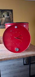 Industriële klok van olievat, Ophalen of Verzenden, Gebruikt