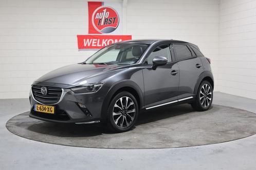 Mazda CX-3 2.0 SkyActiv-G 120 GT-M, Leer, Navigatie, Cruise, Auto's, Mazda, Te koop, CX-3, ABS, Achteruitrijcamera, Adaptive Cruise Control