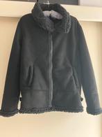 Faux fur lammy coat jas maat M zwart, Ophalen of Verzenden, Zo goed als nieuw, Zwart