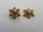 2 sterren  militair, Ophalen of Verzenden, Nederland, Embleem of Badge