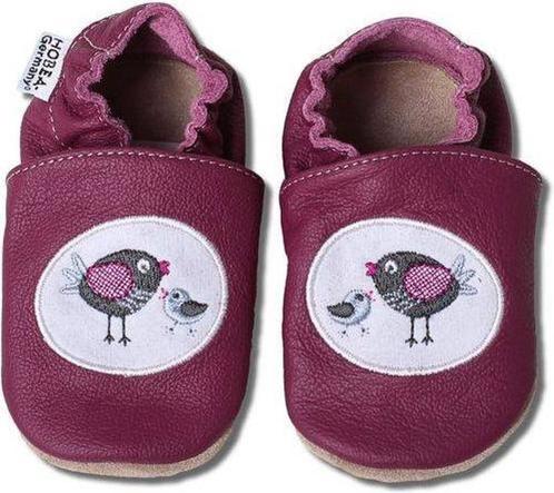 Nieuwe paarse babyslofjes van Hobea - Vogelfamilie, Kinderen en Baby's, Babykleding | Schoentjes en Sokjes, Nieuw, Meisje, Slofjes
