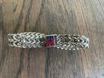Tommy hilfiger armband, Ophalen of Verzenden, Gebruikt, Zilver, Staal
