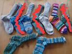 Handgebreide sokken van sokkenwol. 75% wol., Kleding | Dames, Sokken en Kousen, Sokken en Kniesokken, Overige kleuren, Verzenden