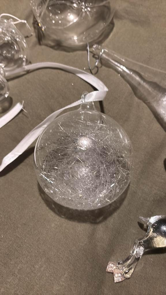 Kerstballen groot, glas, Diversen, Kerst, Nieuw, Ophalen of Verzenden