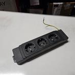 5x 3-voudige stekkerdoos met doorlussnoeren en aansluitsnoer, Ophalen of Verzenden, Gebruikt