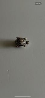 Zilveren schildpad bedel, Sieraden, Tassen en Uiterlijk, Bedels, 1 bedel, Ophalen of Verzenden, Zo goed als nieuw, Zilver