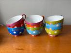 Oilily servies Polka Dots - Douwe Egberts 6 kop en schotels, Huis en Inrichting, Ophalen of Verzenden, Zo goed als nieuw, Overige stijlen