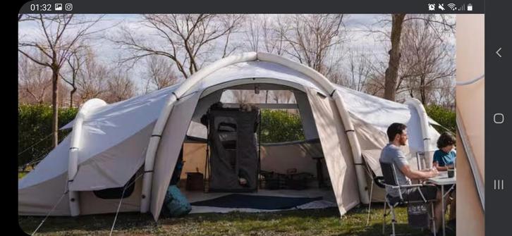 Familietent voor maximaal 8 personen, Caravans en Kamperen, Tenten, meer dan 6, Zo goed als nieuw, Ophalen