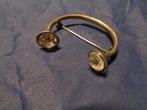 zilveren celtice kilt broche gemerkt nr br 0165, Ophalen of Verzenden, Zilver, Broche