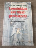 Leerstukken van Strafprocesrecht - Knigge - 3e druk, Ophalen of Verzenden, Gelezen, Prof.mr. G.Knigge