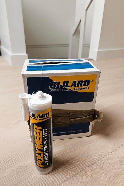 10x Bijlard Polymeer CS High Tack montagekit - Wit - Nieuw, Doe-het-zelf en Verbouw, IJzerwaren en Bevestigingsmiddelen, Nieuw