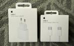 Apple USB-C 20W power adapter + USB-C laadkabel, Telecommunicatie, Mobiele telefoons | Telefoon-opladers, Verzenden, Nieuw