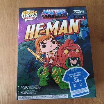 Funko Pop! Tees - He-Man MotU Glow in the Dark - size XL beschikbaar voor biedingen