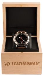 Leatherman horloge limited edition 1 van 300 nieuw in houten, Caravans en Kamperen, Kampeergereedschap, Vintageknives.nl, Verzenden