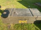 Houten antieke munitiekoffer, Verzamelen, Militaria | Algemeen, Ophalen, Landmacht, Nederland, Kist of Geocache