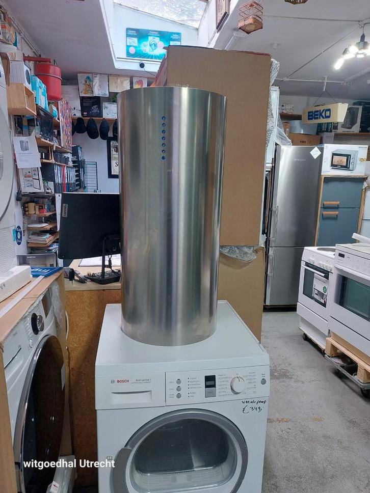 Ronde afzuigkap, Witgoed en Apparatuur, Afzuigkappen, Zo goed als nieuw, Wandschouwkap, Recirculatie, Ophalen of Verzenden