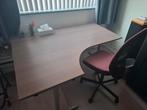 Ikea Bureautafel & Bureaustoel, Ophalen of Verzenden, In hoogte verstelbaar, Gebruikt, Bureau