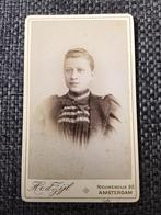 CDV, Vrouw, H. van der Zijl, Amsterdam, Carte de Visite, Verzamelen, Gebruikt, Foto, Voor 1940, Verzenden