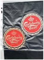 OUDE BIERVILTJES CARLSBERG, Verzamelen, Biermerken, Verzenden, Nieuw, Viltje(s), Overige merken