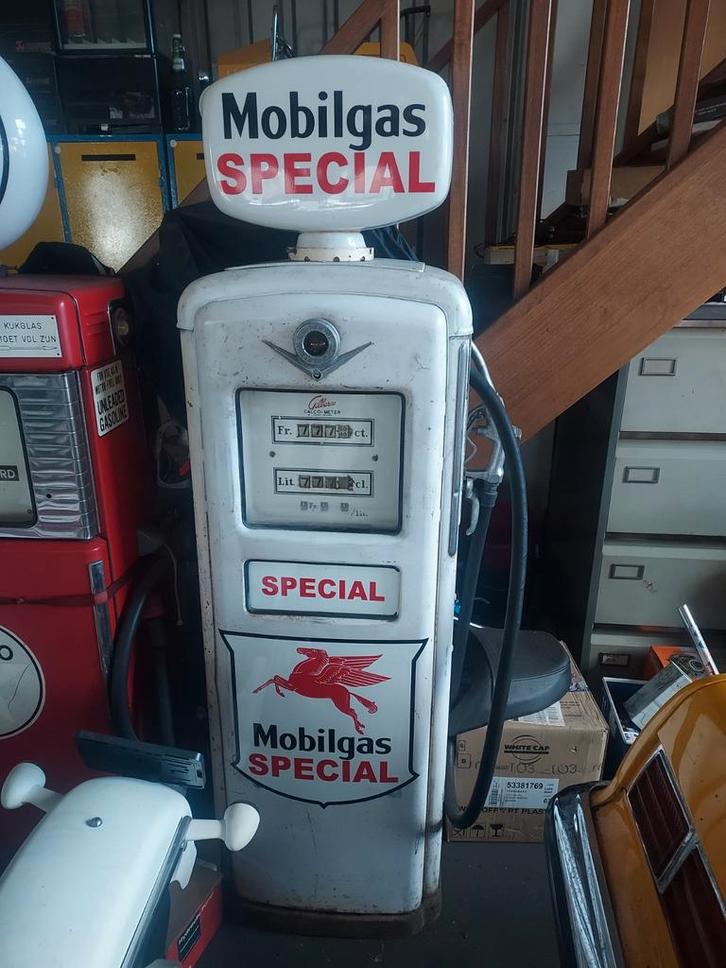 Gilbarco 900 series jaren 40 pomp / benzinepomp patina, Verzamelen, Automaten | Overige, Ophalen