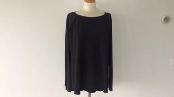 Zwarte top met lange mouw van Elsewhere in maat L beschikbaar voor biedingen