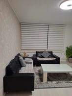 Bankstel - 3 zits en 2 zits - Zwart, Ophalen of Verzenden, Gebruikt, Leer, Modern