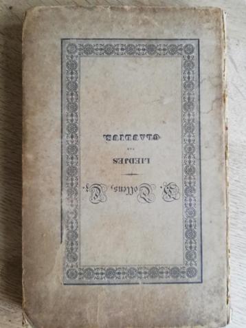 bundel uit 1834 - liedjes en gedichten Hendrik Tollens Cz.