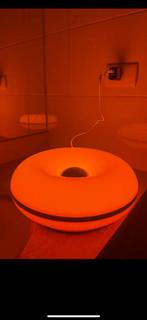 Orbit Glow Ember – oranje designlamp met kabel & touch, Kunststof, Verzenden, Nieuw, Modern