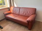 Leather couch, Huis en Inrichting, Ophalen, Driepersoons, Zo goed als nieuw, Rechte bank
