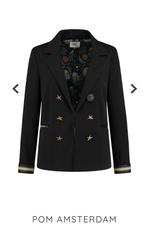 POM Amsterdam by Katja ,blazer zwart, Kleding | Dames, Maat 38/40 (M), Zwart, Ophalen of Verzenden, Zo goed als nieuw