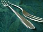 Zilver 2x dessert/kleine vork Puntfilet Gerritsen v Kempen, Antiek en Kunst, Ophalen of Verzenden