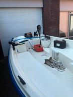 Happy rhea vis / toerboot, Watersport en Boten, Ophalen, Zo goed als nieuw, 3 tot 6 meter, Buitenboordmotor