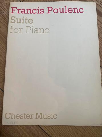 Francis Poulenc - Suite for Piano beschikbaar voor biedingen