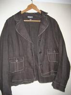 Nieuw jas colbert linnen bruin maat 46 met zakken, Kleding | Dames, Grote Maten, Ophalen of Verzenden, Nieuw, Bruin, Jasje of Colbert