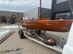 Mooie zeilboot met 4 pk mercury moter en 2 zeilen, Watersport en Boten, Open zeilboten, Ophalen, Gebruikt, Overige typen, Hout