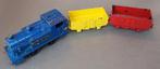 Modeltrein-set met twee wagons - 784 - Dinky Toys, Overige merken, Gebruikt, Gelijkstroom, Wagon