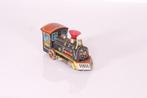 Vintage Blikken Locomotief ME-061 – Werkend Tin Speelgoed, Antiek en Kunst, Antiek | Speelgoed, Ophalen of Verzenden