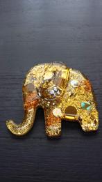 Vintage BROCHE <> OLIFANT van Resin <> Bijoux, Ophalen of Verzenden, Overige typen