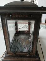 Vintage metalen kandelaar, grafornament, Gebruikt, Bruin, Ophalen of Verzenden, Metaal