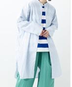 Veritecoeur Japan lange gestreepte blouse katoen mt S/L, Blauw, Zo goed als nieuw, Veritecoeur, Ophalen