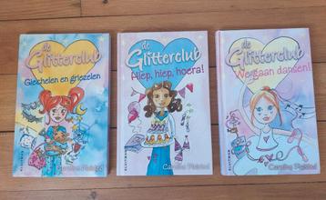 3x Glitterclub boeken (ook los te koop) beschikbaar voor biedingen