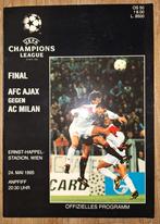 UEFA CL Finale AFC AJAX - AC MILAN mei 1995, Verzamelen, Overige typen, Ophalen of Verzenden, Zo goed als nieuw, Ajax
