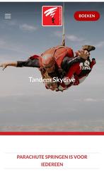 Tandem parachute sprong, Eén persoon, Overige soorten, Overige typen
