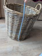 Mand gevlochten, Huis en Inrichting, Ophalen, Gebruikt, Mand, Rond