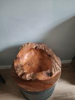 Grote houten schaal, Huis en Inrichting, Woonaccessoires | Schalen en Manden, Ophalen of Verzenden, Zo goed als nieuw, Rond, Hout